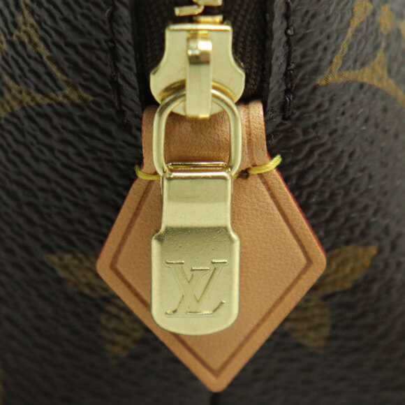 LOUIS VUITTON Authentic Brown Pochette Pouch - Picture 4 of 5